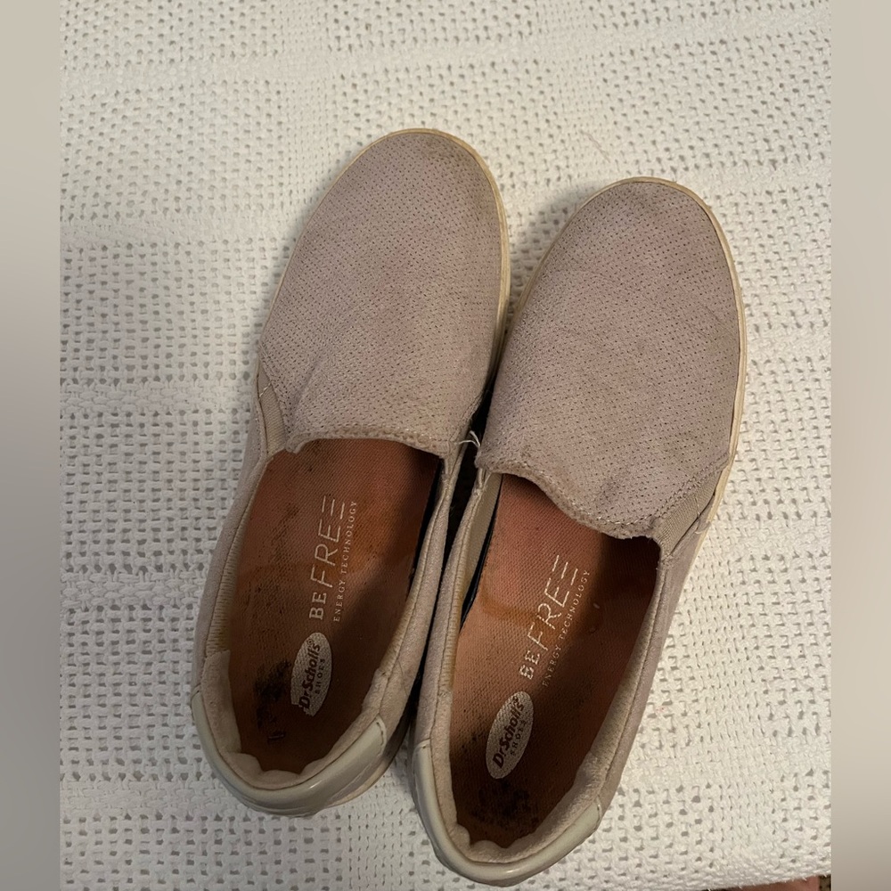 Women Dr scholls Be Free Tan Slip-On shoes